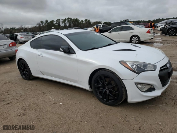 2015 Hyundai Genesis Coupe 3.8L Ultimate with VIN KMHHU6KJ1FU123285, listed as a Copart auction lot 45184445 with 126,269 mi miles and Clean Title. Bid and sale history available at carsss.com. Image 4.