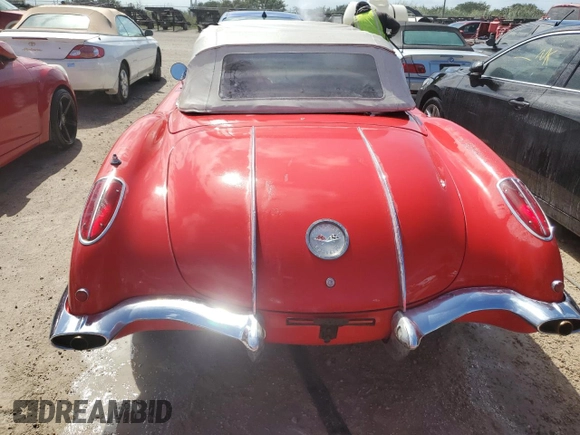 1958 Chevrolet Corvette с VIN J58S109066, выставлен на аукционе Copart как лот 74830194 с пробегом 35 914 миль миль и На запчасти • Non repairable. История ставок и продаж доступна на DreamBid. Изображение 6.