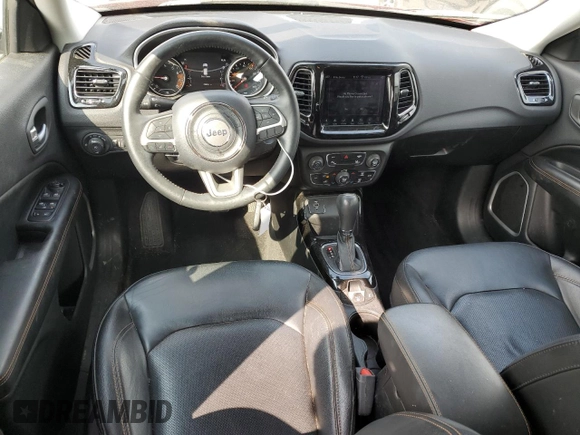 2018 Jeep Compass Limited with VIN 3C4NJCCB2JT358366, listed as a Copart auction lot 57937785 with 72,834 mi miles and Salvage title. Bid and sale history available at DreamBid. Image 8.