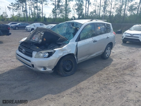 2007 Toyota RAV4 with VIN JTMZD33V875046998, listed as a IAAI auction lot 41910374 with 1 mi miles. Bid and sale history available at carsss.com. Image 2.
