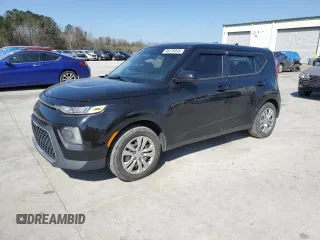 2020 Kia Soul LX with VIN KNDJ23AU1L7710702, listed as a Copart auction lot 46476045 with 122,501 mi miles and Salvage Title. Bid and sale history available at carsss.com. Image 1.