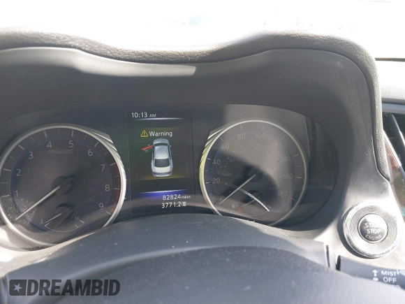 2017 Infiniti Q50 3.0t Premium with VIN JN1EV7AP0HM735273, listed as a IAAI auction lot 41974059 with 82,824 mi miles. Bid and sale history available at carsss.com. Image 7.
