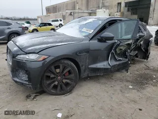 2018 Jaguar F-PACE S with VIN SADCM2FV7JA296358, listed as a Copart auction lot 41766095 with 119,206 mi miles and Salvage Title. Bid and sale history available at carsss.com. Image 1.