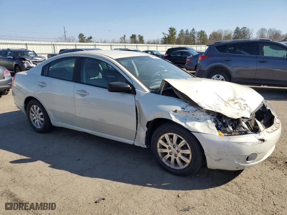 2008 Mitsubishi Galant ES with VIN 4A3AB36F38E019021, listed as a Copart auction lot 48754645 with 74,638 mi miles and Salvage Title. Bid and sale history available at carsss.com. Image 4.
