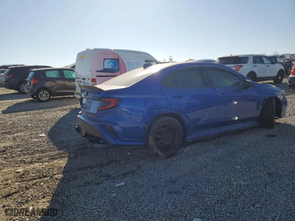 2022 Subaru WRX Premium with VIN JF1VBAF61N9007128, listed as a Copart auction lot 42606895 with 44,845 mi miles and Salvage Title. Bid and sale history available at carsss.com. Image 3.