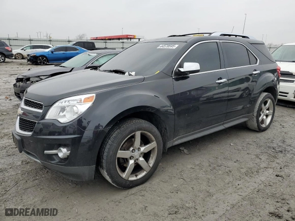 2012 Chevrolet Equinox LTZ with VIN 2GNFLFE59C6322468, listed as a Copart auction lot 44570595 with 201,399 mi miles and Salvage Title. Bid and sale history available at carsss.com. Image 1.
