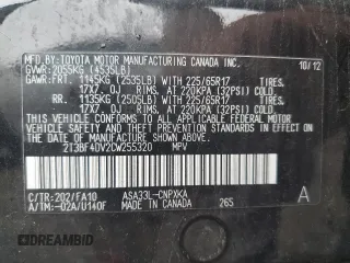 2012 Toyota RAV4 с VIN 2T3BF4DV2CW255320, выставлен на аукционе Copart как лот 63604515 с пробегом 282 172 миль миль и Чистый • Clean title. История ставок и продаж доступна на DreamBid. Изображение 13.