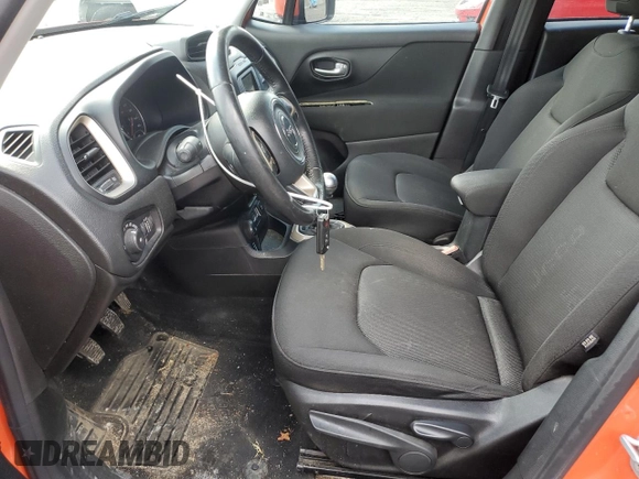 2015 Jeep Renegade Latitude with VIN ZACCJBBH2FPC34992, listed as a Copart auction lot 49621685 with 133,330 mi miles and Salvage Title. Bid and sale history available at carsss.com. Image 7.