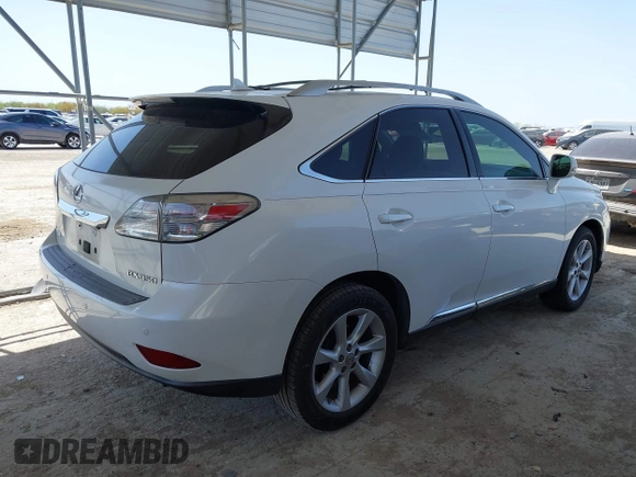 2011 Lexus RX 350 with VIN 2T2ZK1BA3BC062431, listed as a IAAI auction lot 41830116 with 163,504 mi miles and . Bid and sale history available at DreamBid. Image 4.