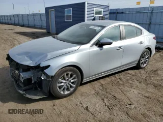 2021 Mazda 3 2.0 with VIN JM1BPAA75M1334174, listed as a Copart auction lot 48397425 with 78,044 mi miles and Salvage Title. Bid and sale history available at DreamBid. Image 1.