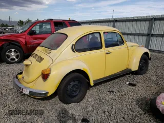 1973 Volkswagen Beetle with VIN 1332155694, listed as a Copart auction lot 74152684 with 48,179 mi miles and Clean Title. Bid and sale history available at DreamBid. Image 3.
