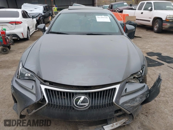 2016 Lexus RC 200t F Sport with VIN JTHHA5BC8G5000263, listed as a IAAI auction lot 41709340 with 85,310 mi miles and . Bid and sale history available at DreamBid. Image 12.