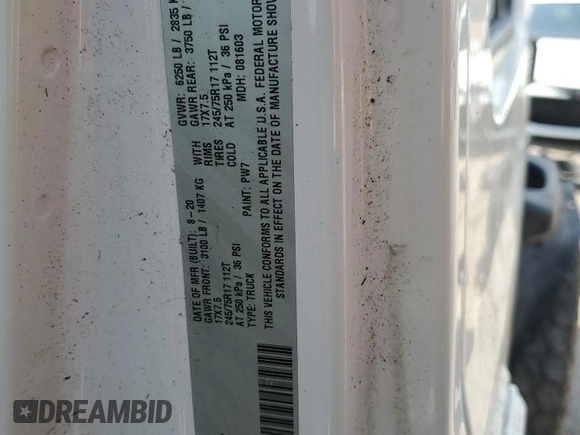 2020 Jeep Gladiator Sport S z VIN 1C6JJTAG3LL215977, wystawiony jako Copart lot #55012635 z przebiegiem Nie podano mil oraz Szkoda całkowita • Salvage title. Historia ofert i sprzedaży dostępna na DreamBid. Obrazek 13.