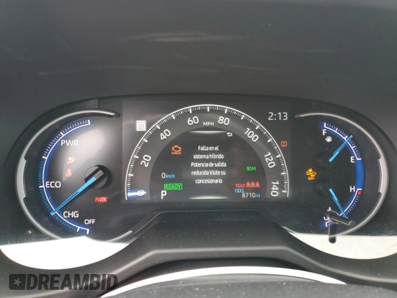 2024 Toyota RAV4 Hybrid LE with VIN 2T3UWRFV3RW204615, listed as a Copart auction lot 64436455 with 8,710 mi miles and Clean title. Bid and sale history available at DreamBid. Image 9.