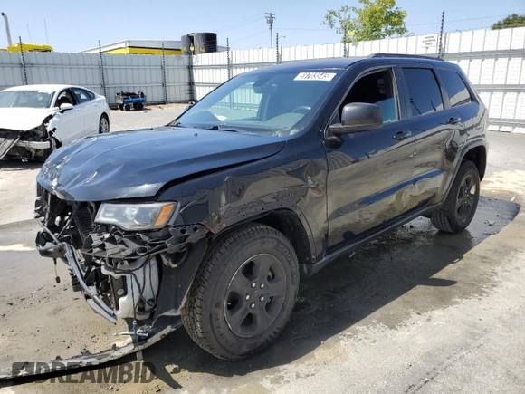 2017 Jeep Grand Cherokee Laredo with VIN 1C4RJEAG1HC813810, listed as a Copart auction lot 59703545 with 57,180 mi miles and Clean title. Bid and sale history available at DreamBid. Image 1.