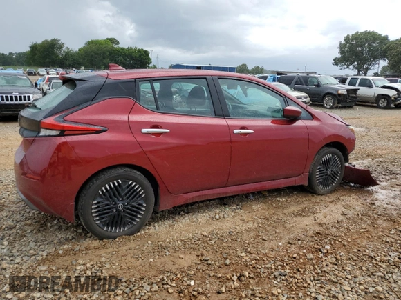 2023 Nissan LEAF SV Plus with VIN 1N4CZ1CV4PC555628, listed as a Copart auction lot 61274595 with 28,424 mi miles and Salvage title. Bid and sale history available at DreamBid. Image 3.