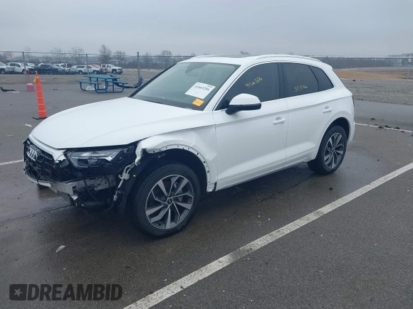 2021 Audi Q5 Premium Plus z VIN WA1BAAFY8M2077292, wystawiony jako IAAI lot #41663216 z przebiegiem 35 378 mil mil oraz . Historia ofert i sprzedaży dostępna na DreamBid. Obrazek 18.