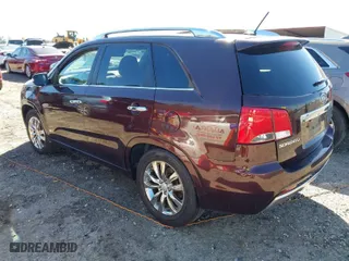 2011 Kia Sorento SX with VIN 5XYKWDA25BG160578, listed as a IAAI auction lot 41850096 with 97,362 mi miles. Bid and sale history available at carsss.com. Image 3.