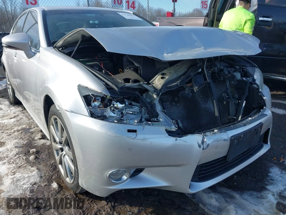 2014 Lexus GS 350 with VIN JTHCE1BLXE5022947, listed as a IAAI auction lot 41740444 with 93,801 mi miles. Bid and sale history available at carsss.com. Image 6.