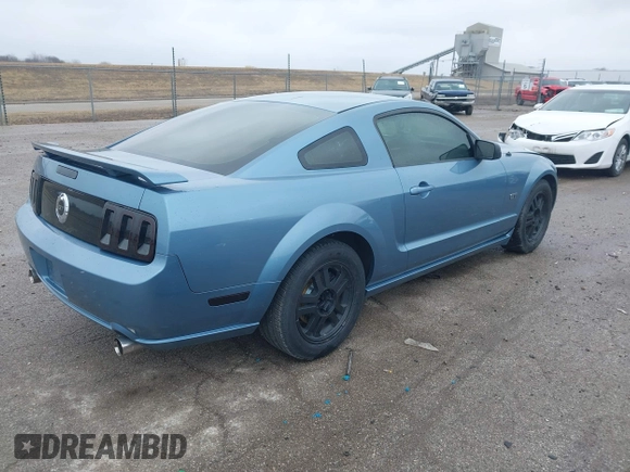 2005 Ford Mustang GT Deluxe with VIN 1ZVFT82H455116103, listed as a IAAI auction lot 41725405 with 108,928 mi miles and . Bid and sale history available at DreamBid. Image 4.