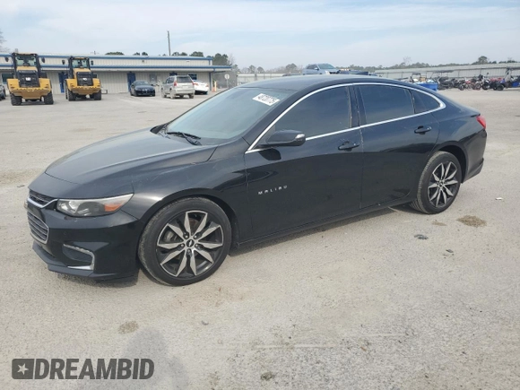 2016 Chevrolet Malibu LT with VIN 1G1ZF5SX5GF182520, listed as a Copart auction lot 48720775 with 121,186 mi miles and Salvage Title. Bid and sale history available at DreamBid. Image 1.