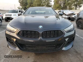 2023 BMW 8 Series 840i with VIN WBAGV2C01PCK95705, listed as a Copart auction lot 83424634 with 23,674 mi miles and Salvage Title. Bid and sale history available at carsss.com. Image 5.