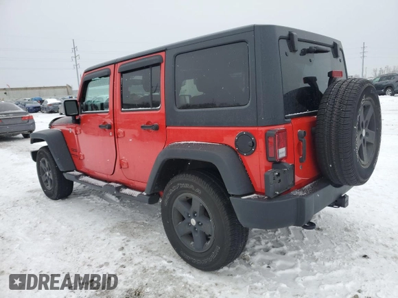 2018 Jeep Wrangler JK Unlimited Sport S with VIN 1C4BJWDGXJL827486, listed as a Copart auction lot 87605445 with 96,656 mi miles and Salvage Title. Bid and sale history available at carsss.com. Image 2.