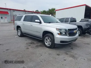 2019 Chevrolet Suburban LT with VIN 1GNSCHKC6KR372891, listed as a IAAI auction lot 41870878 with 92,161 mi miles and . Bid and sale history available at DreamBid. Image 1.