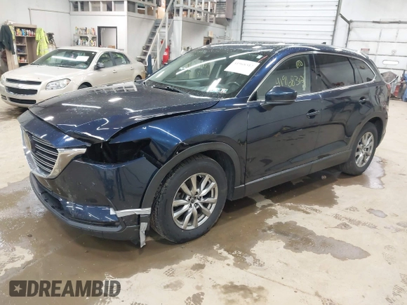 2018 Mazda CX-9 Touring with VIN JM3TCBCY7J0234999, listed as a IAAI auction lot 41968312 with 138,573 mi miles. Bid and sale history available at carsss.com. Image 2.
