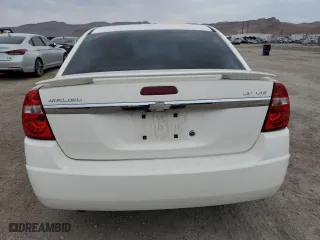 2005 Chevrolet Malibu LT with VIN 1G1ZU54825F144882, listed as a Copart auction lot 65633094 with 0 mi miles and Salvage Title. Bid and sale history available at carsss.com. Image 6.