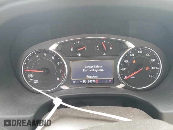 2023 GMC Acadia SLT with VIN 1GKKNML45PZ100413, listed as a Copart auction lot 54445055 with 34,377 mi miles and Salvage title. Bid and sale history available at DreamBid. Image 9.