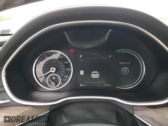 2022 Genesis G80 2.5T with VIN KMTGB4SC7NU092264, listed as a Copart auction lot 55148475 with 72,342 mi miles and Salvage title. Bid and sale history available at DreamBid. Image 9.
