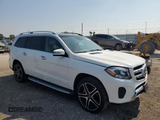 2017 Mercedes-Benz GLS 450 with VIN 4JGDF6EE2HA809590, listed as a Copart auction lot 67497034 with 127,943 mi miles and Salvage Title. Bid and sale history available at DreamBid. Image 4.