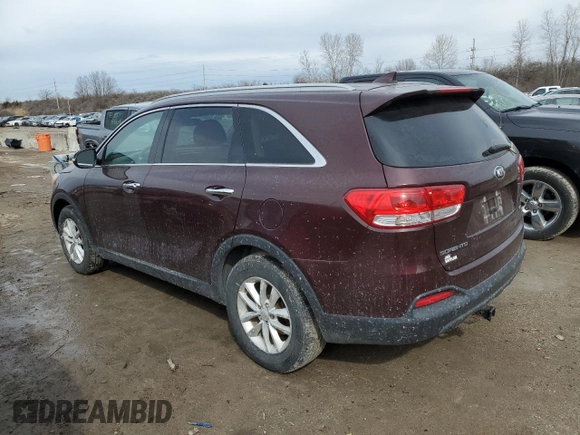 2018 Kia Sorento L with VIN 5XYPG4A39JG345727, listed as a Copart auction lot 45773965 with 134,615 mi miles and Clean Title. Bid and sale history available at carsss.com. Image 2.