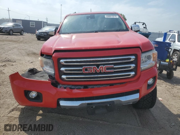 2016 GMC Canyon 4WD SLT with VIN 1GTG6DE34G1160359, listed as a Copart auction lot 69891914 with 0 mi miles and Salvage Title. Bid and sale history available at carsss.com. Image 5.