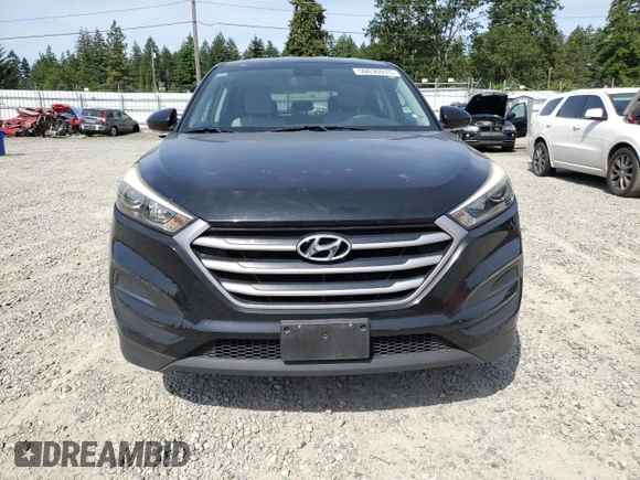 2017 Hyundai Tucson SE z VIN KM8J23A4XHU396438, wystawiony jako Copart lot #59636915 z przebiegiem 36 493 mil mil oraz Szkoda całkowita • Salvage title. Historia ofert i sprzedaży dostępna na DreamBid. Obrazek 5.