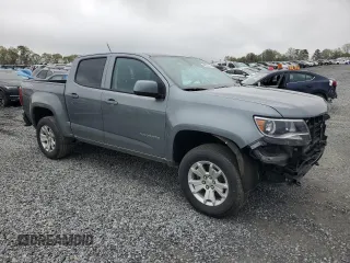 2022 Chevrolet Colorado 4WD LT with VIN 1GCGTCENXN1307091, listed as a Copart auction lot 44233125 with 46,298 mi miles and Salvage Title. Bid and sale history available at carsss.com. Image 4.