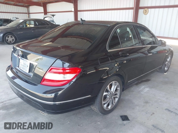2011 Mercedes-Benz C-Class C 300 Sport with VIN WDDGF5EB1BF637327, listed as a IAAI auction lot 42058584 with 222,862 mi miles. Bid and sale history available at carsss.com. Image 4.