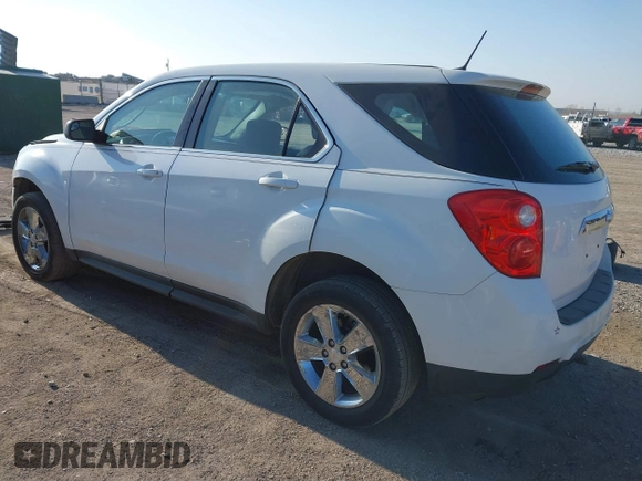 2014 Chevrolet Equinox LS with VIN 2GNALAEK6E6126607, listed as a IAAI auction lot 41992076 with 123,152 mi miles. Bid and sale history available at carsss.com. Image 3.