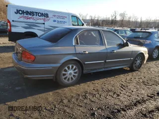 2004 Hyundai Sonata GLS with VIN KMHWF35H14A048403, listed as a Copart auction lot 50827595 with 135,006 mi miles and Salvage Title. Bid and sale history available at carsss.com. Image 3.
