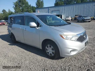 2012 Nissan Quest S with VIN JN8AE2KP7C9044450, listed as a Copart auction lot 63856164 with 133,727 mi miles and Salvage Title. Bid and sale history available at carsss.com. Image 4.
