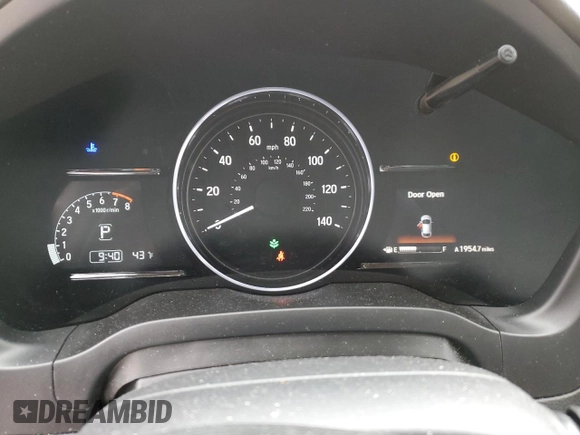 2021 Honda HR-V EX with VIN 3CZRU6H50MM705392, listed as a Copart auction lot 77876304 with 19,547 mi miles and Salvage Title. Bid and sale history available at carsss.com. Image 9.