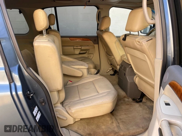 2008 Infiniti QX56 with VIN 5N3AA08C88N902137, listed as a Copart auction lot 56256955 with Not Provided miles and Clean Title. Bid and sale history available at DreamBid. Image 6.