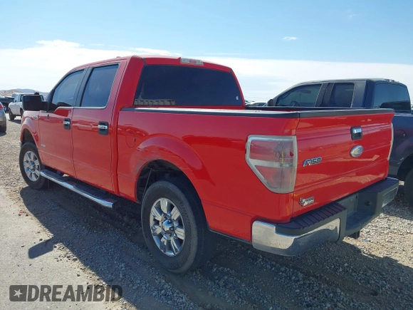 2011 Ford F-150 XLT with VIN 1FTFW1CT6BKD47425, listed as a IAAI auction lot 42004767 with 197,690 mi miles. Bid and sale history available at carsss.com. Image 3.