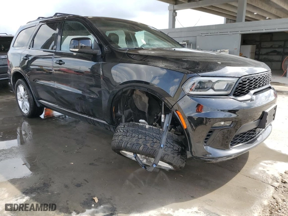 2023 Dodge Durango GT Plus with VIN 1C4RDJDG1PC597144, listed as a Copart auction lot 50342415 with 44,703 mi miles and Clean Title. Bid and sale history available at carsss.com. Image 4.