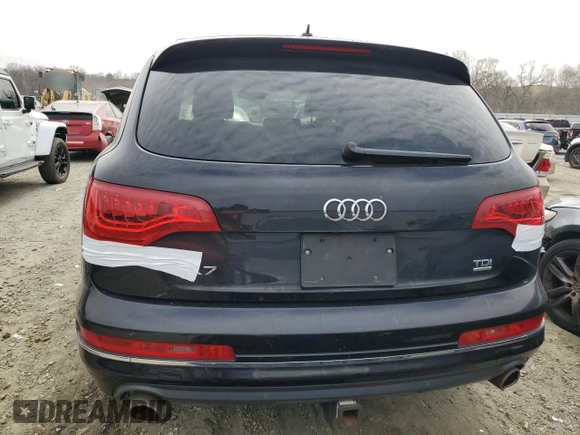 2013 Audi Q7 3.0L TDI Prestige with VIN WA1VMBFE9DD012410, listed as a Copart auction lot 48388015 with 132,906 mi miles and Salvage Title. Bid and sale history available at carsss.com. Image 6.