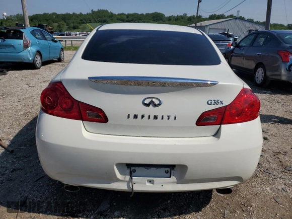 2007 Infiniti G35 G35x with VIN JNKBV61F47M804724, listed as a Copart auction lot 62123674 with Not Provided miles and Salvage Title. Bid and sale history available at DreamBid. Image 6.