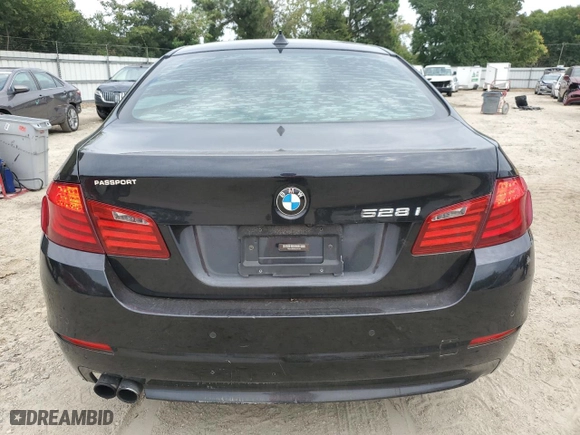 2012 BMW 5 Series 528i with VIN WBAXG5C5XCDW85651, listed as a Copart auction lot 69330964 with 0 mi miles and Clean Title. Bid and sale history available at carsss.com. Image 6.