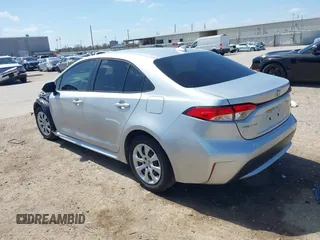 2020 Toyota Corolla LE with VIN JTDEPRAE0LJ114241, listed as a IAAI auction lot 41762404 with 44,571 mi miles. Bid and sale history available at carsss.com. Image 3.