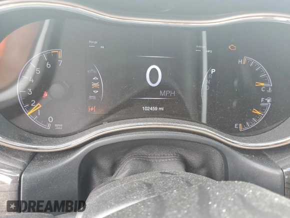 2017 Jeep Grand Cherokee Overland with VIN 1C4RJECG2HC903366, listed as a Copart auction lot 44140155 with 102,459 mi miles and Salvage title. Bid and sale history available at DreamBid. Image 9.